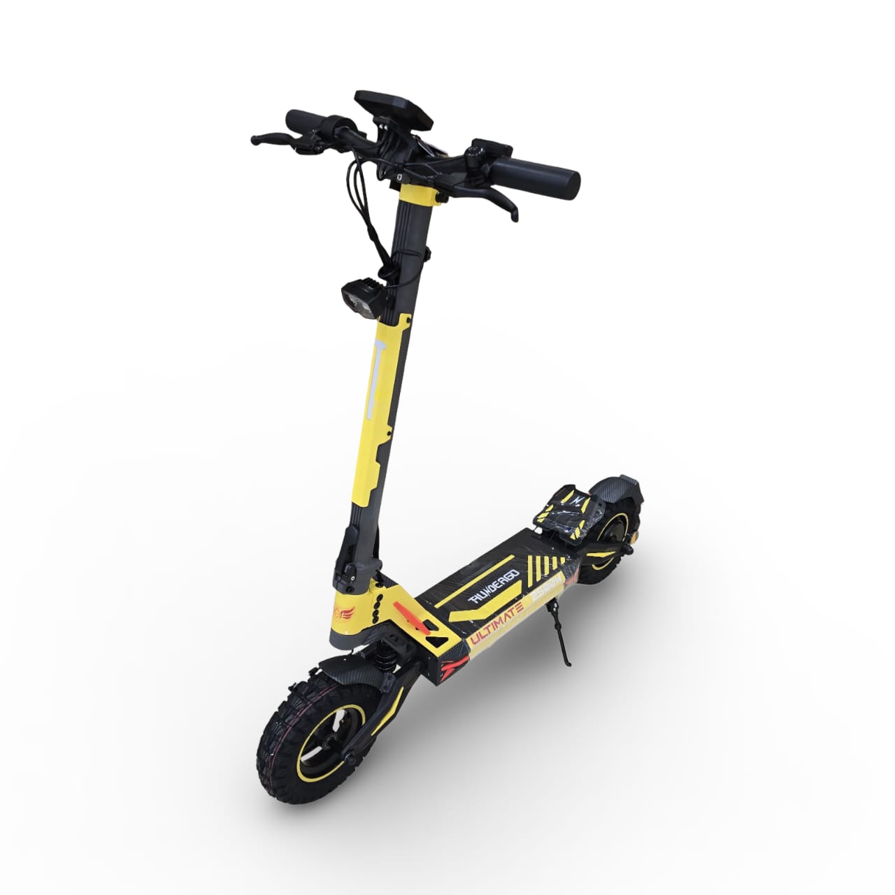 Yellow Megawheels Thunder Dual Motor High Speed Electric Bike