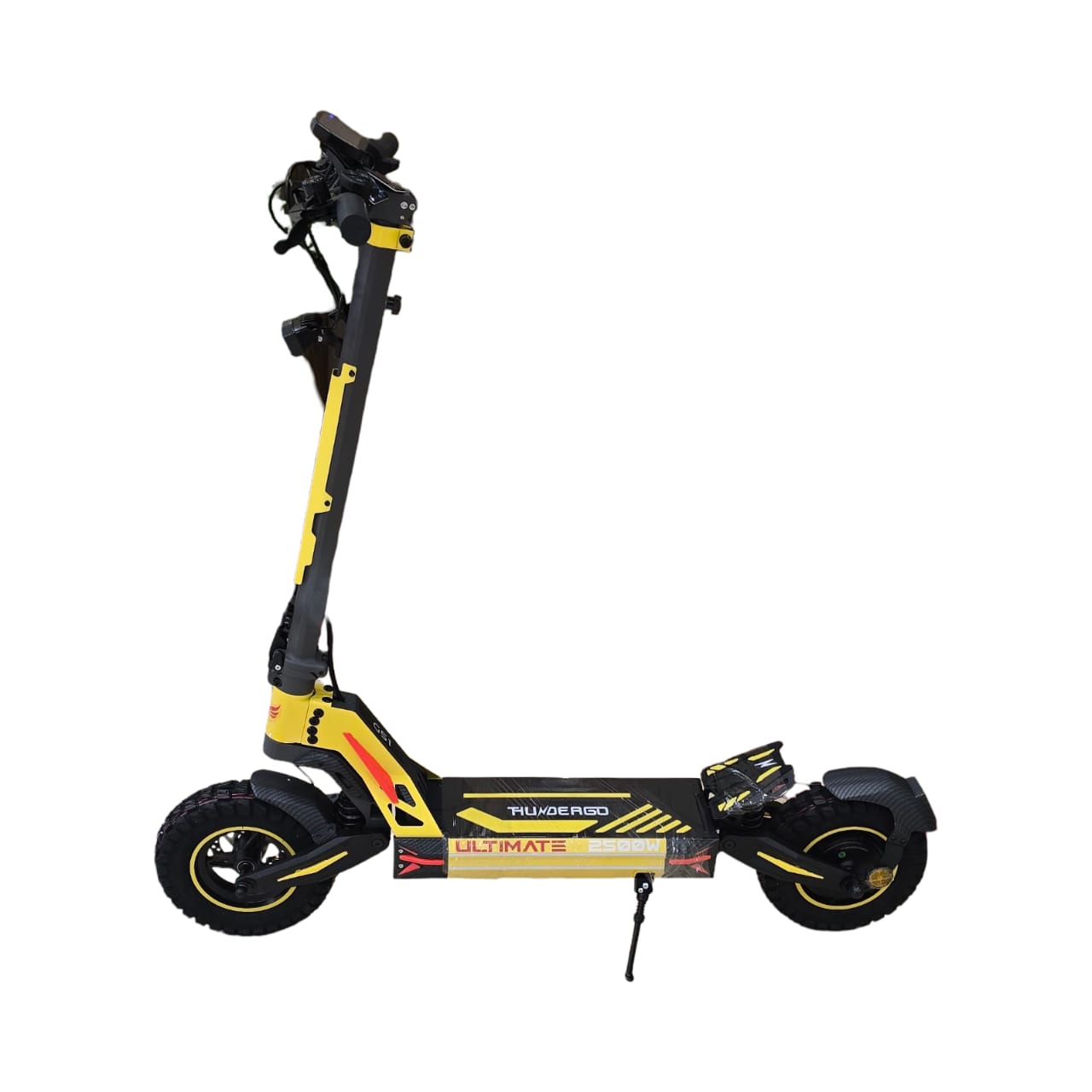 Yellow Megawheels Thunder Dual Motor Electric Scooter