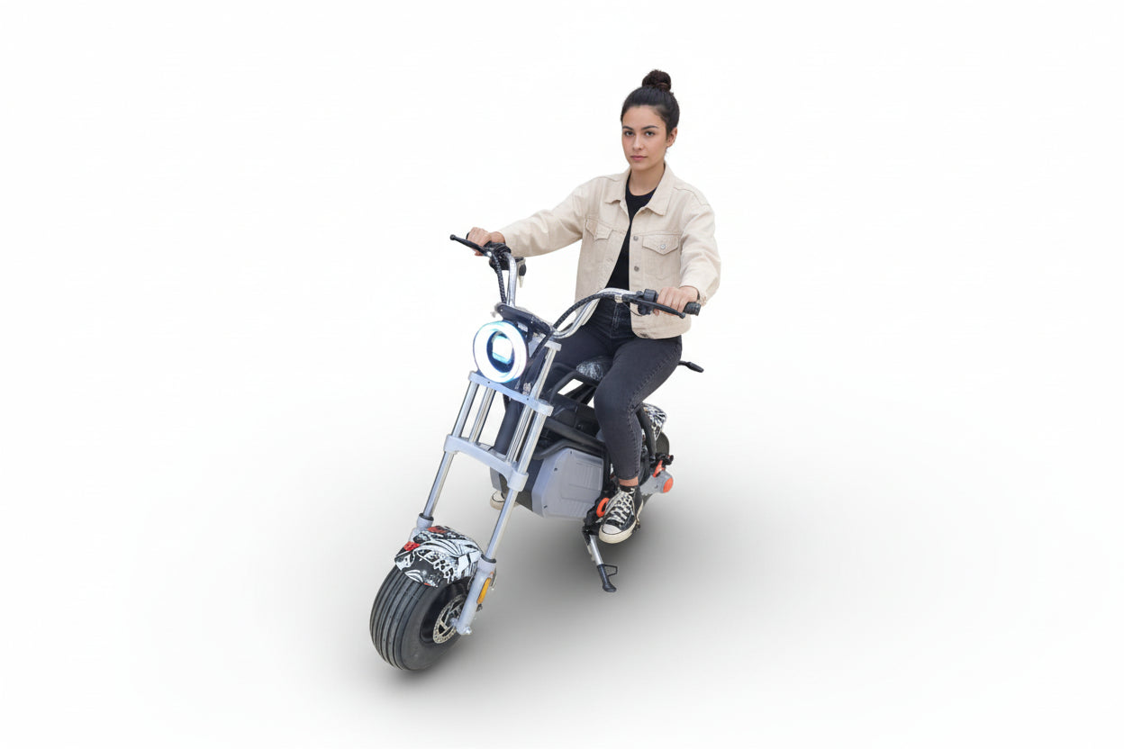 Megawheels Electric Runner Dirt Fat Bike With Fat Tyres 48 V Battery ...