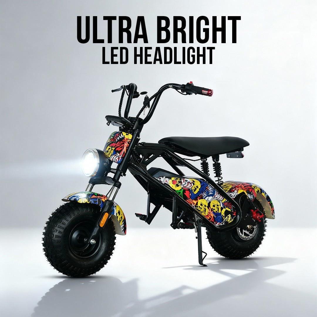 Ultra Bright LED Headlight of Smart Harley off Road Mini Scooter
