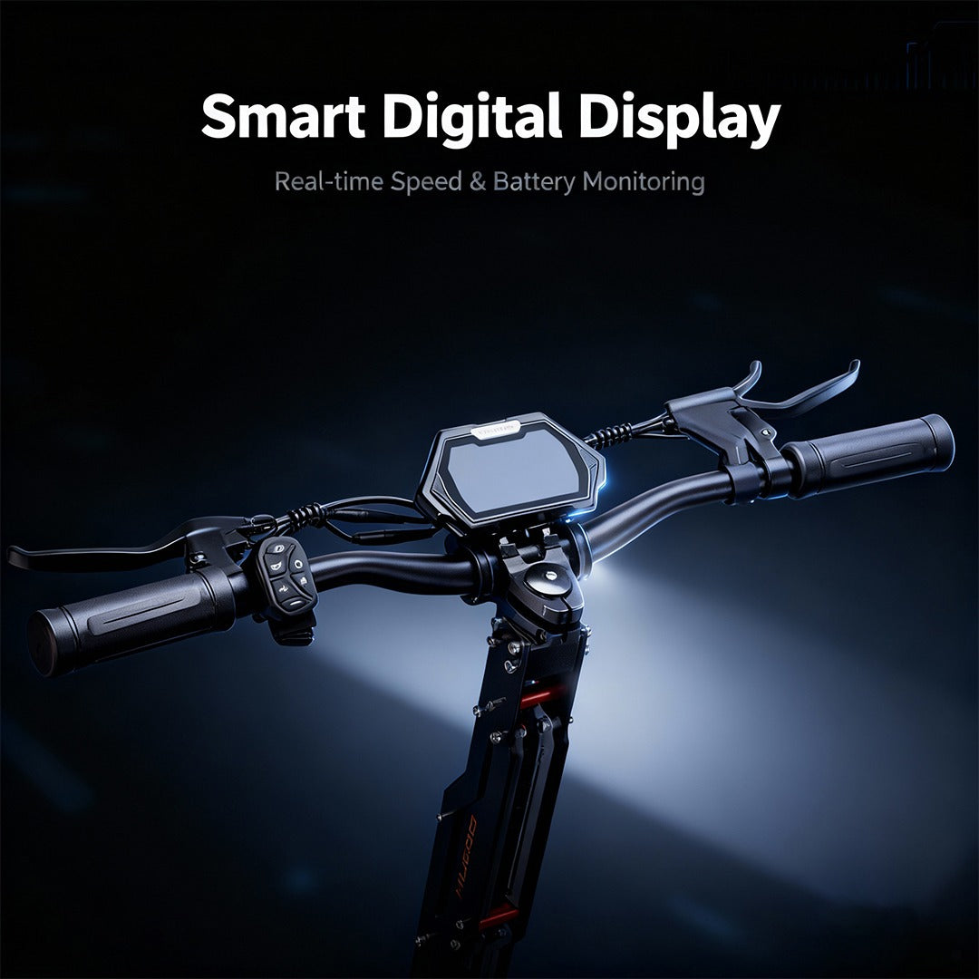 Kugoo City Ride Electric Foldable Scooter 48V 18.2ah 1200W for Delivery Long rfange 55 kmph