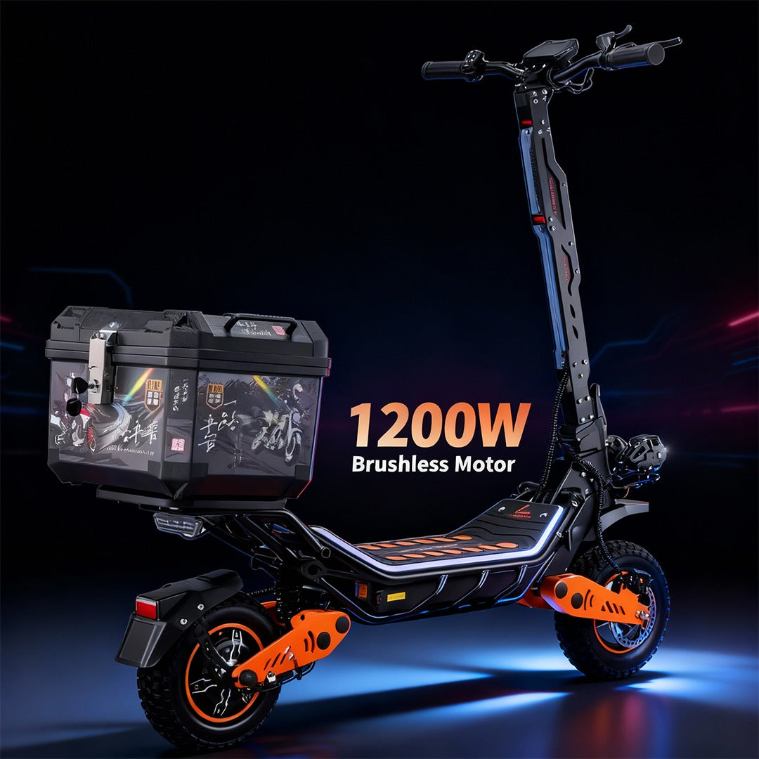 Kugoo City Ride Electric Foldable Scooter 48V 18.2ah 1200W for Delivery Long rfange 55 kmph