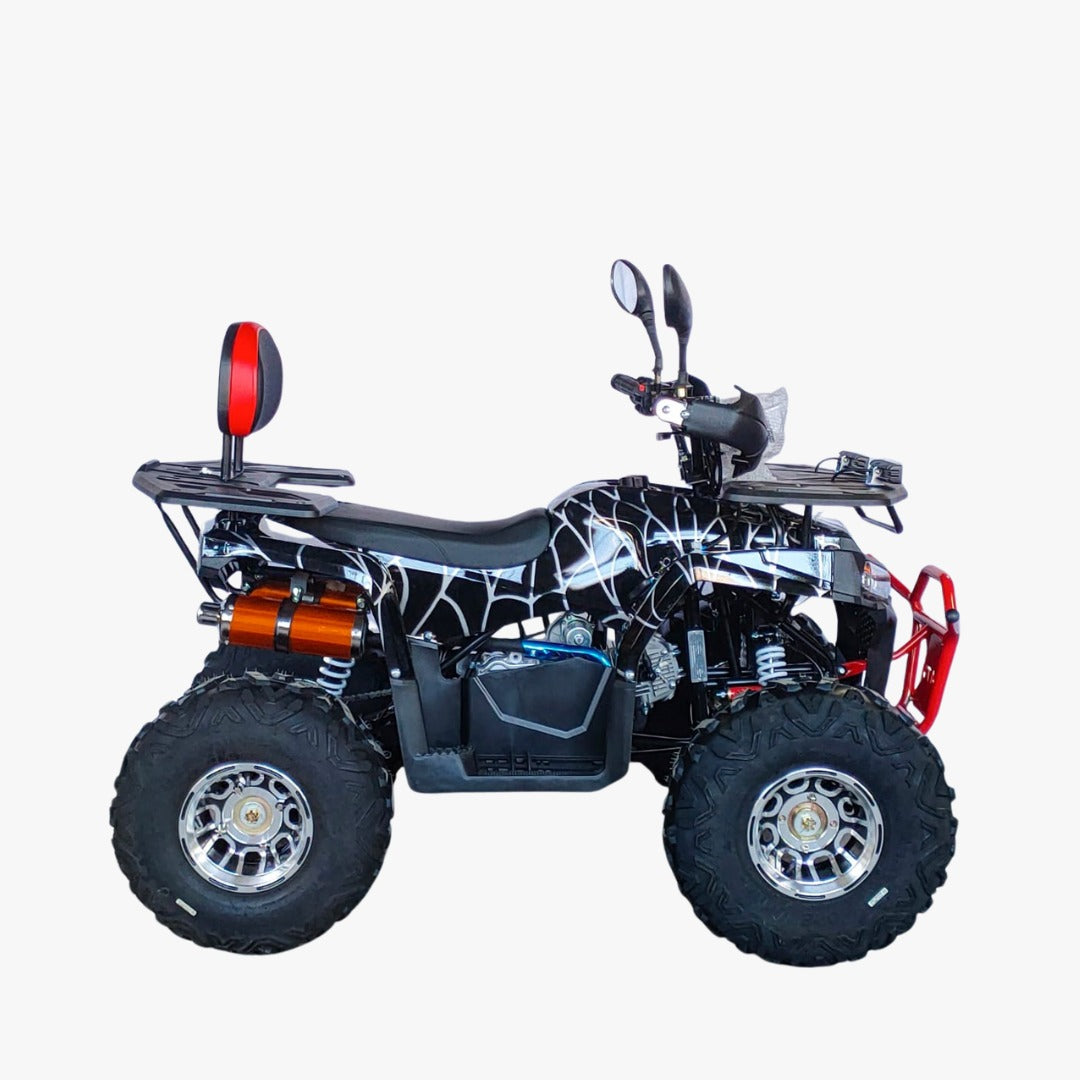 BlackATV 135 CC Quad Bike with Off Road tyres