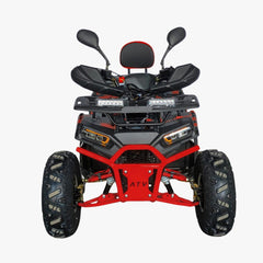 Black and red ATV 135 CC Quad Bike off-road Power Wheels