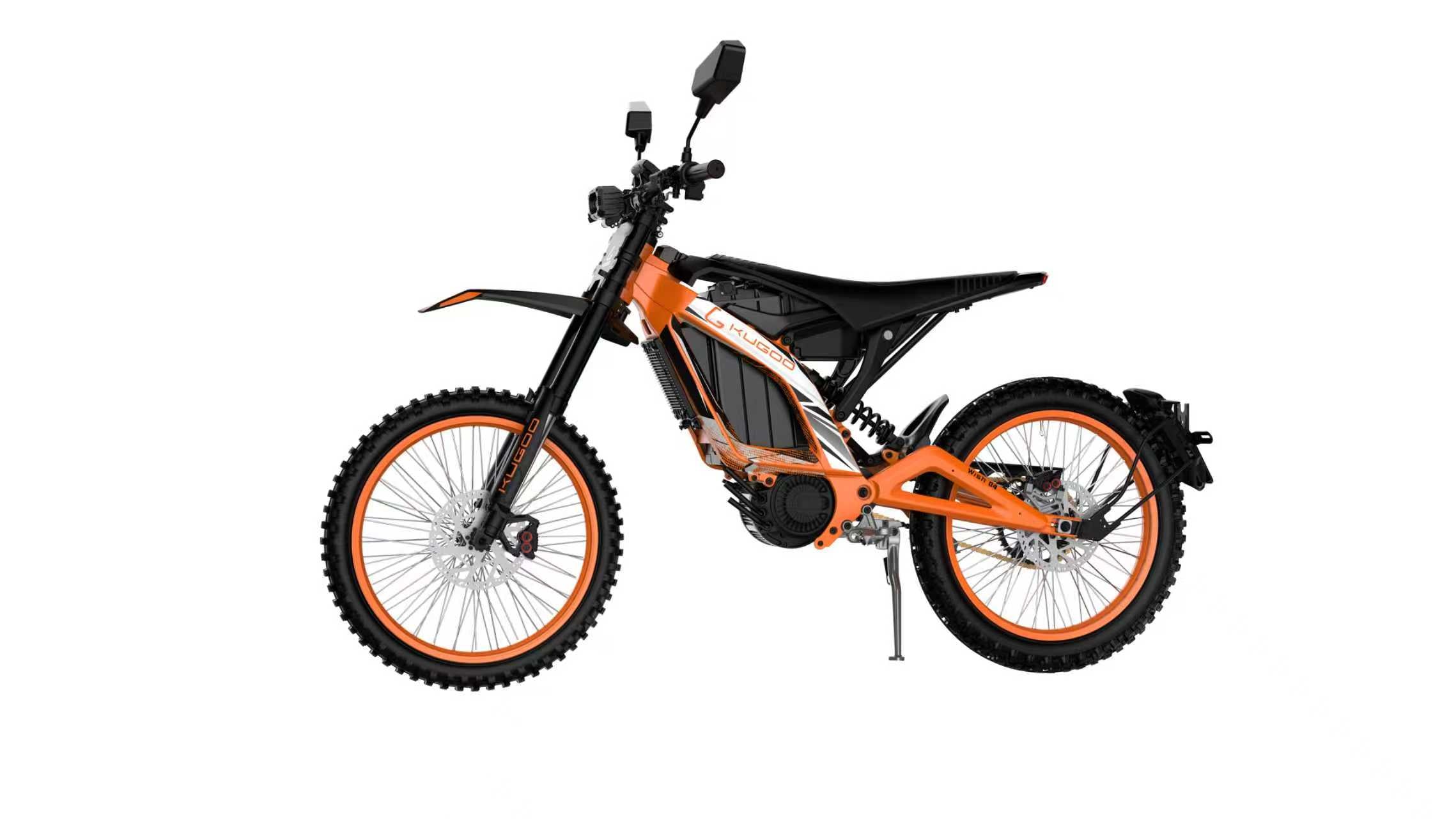 Kugoo Wish 04 Electric Dirt bike for adults | 3700W Power | 80 km Range | 80 km/h  High Speed
