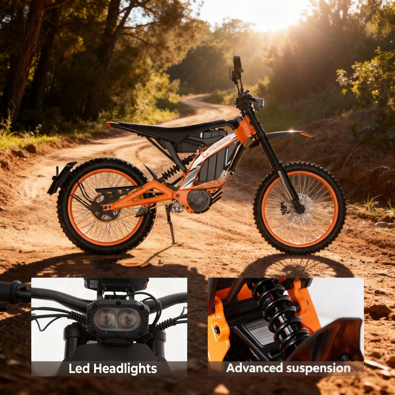 Kugoo Wish 04 Electric Dirt bike for adults | 3700W Power | 80 km Range | 80 km/h  High Speed