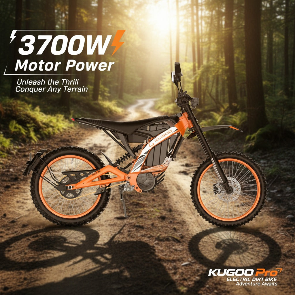 Kugoo Wish 04 Electric Dirt bike for adults | 3700W Power | 80 km Range | 80 km/h  High Speed