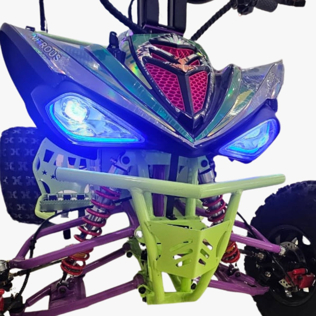 Close-up of Quad Bike with Front Bumper design 