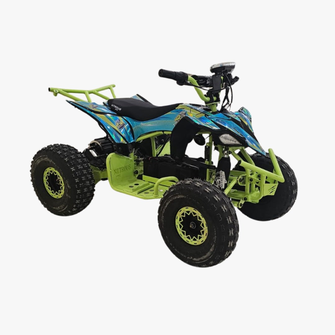 Side View of Nitron Electric ATV Power Off-Road Quad Bike