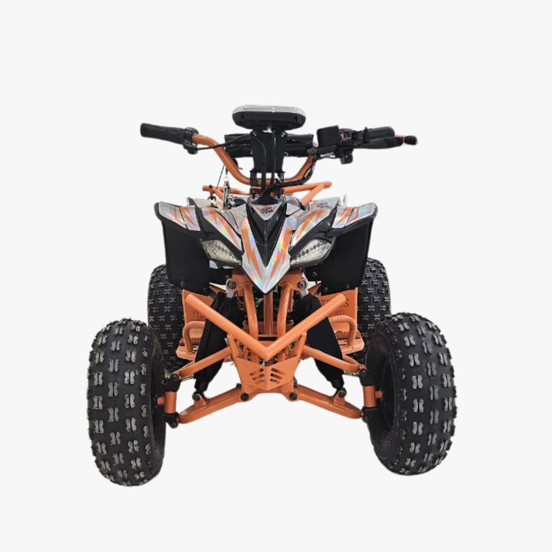 Orange Nitron Electric ATV Power Off-Road Quad Bike