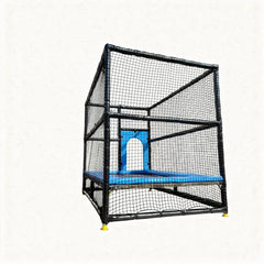 Black Trampoline with blue interior