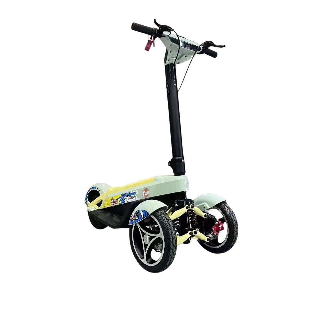 Yellow and black Electric Scooter for Adults