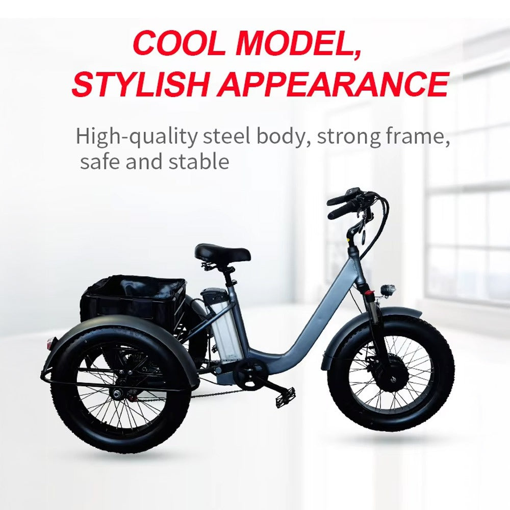 Megawheels Electric Trike Bike with Features
