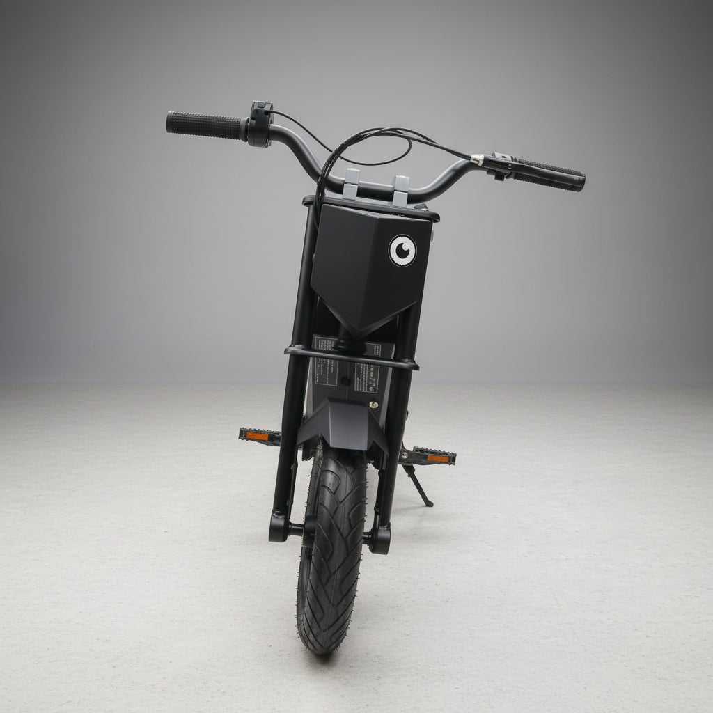 Front View of Best electric motorcycle for kids with lithium battery