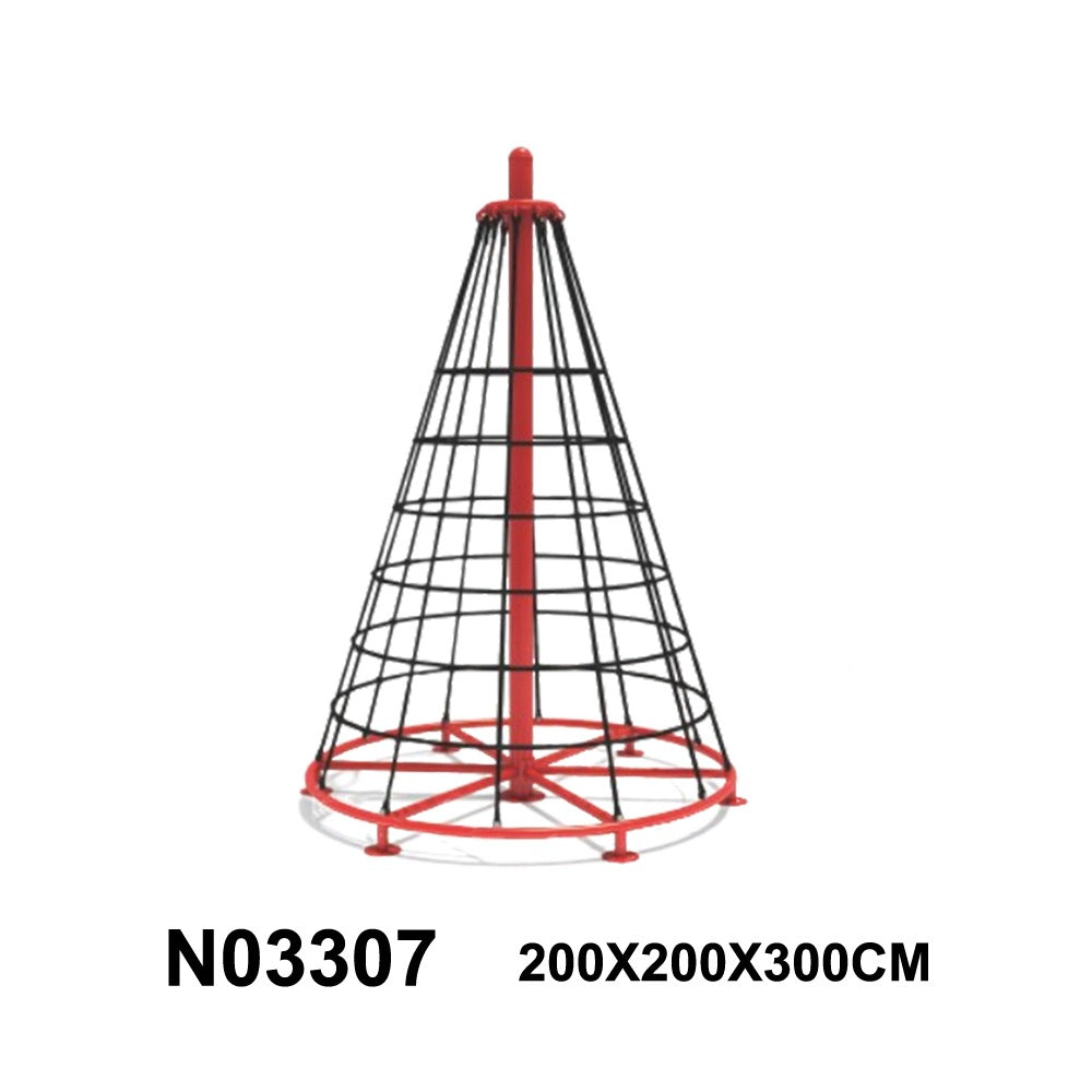 Dimension of Megastar Kids Playground Set Climbing Orbit
