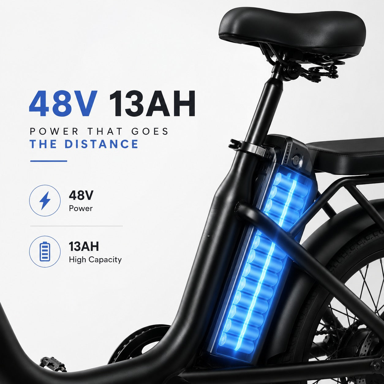 Megawheels W03 48V Electric off road Mountain Bike size 20' for Sale UAE