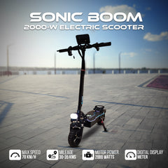 Electric Scooter Sonic Boom Motor