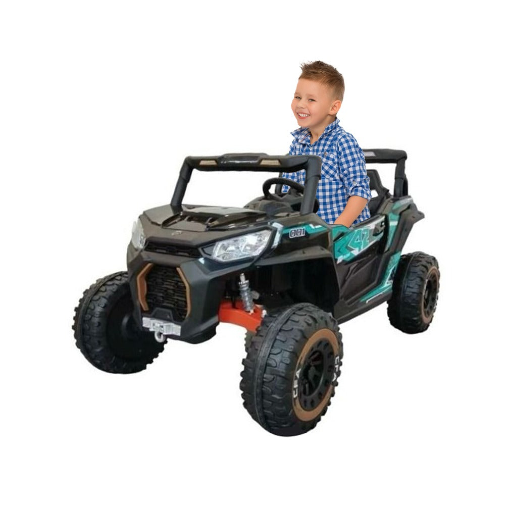 Megastar Rideon 12V Midnight Ranger Electric Ride On XL SUV 4x4 With Rc for Big Kids.