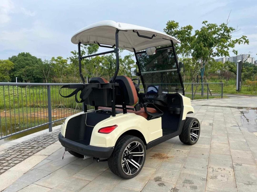 Green Rider Electric Golf Cart Golf Buggy 2 Seater By Mega Wheels