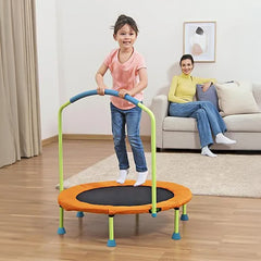 My First WonderJump Trampoline, Sturdy frame, High bounce, Non-slip surface, 3 Years+, 36 x 91 x 96 cm - Orange
