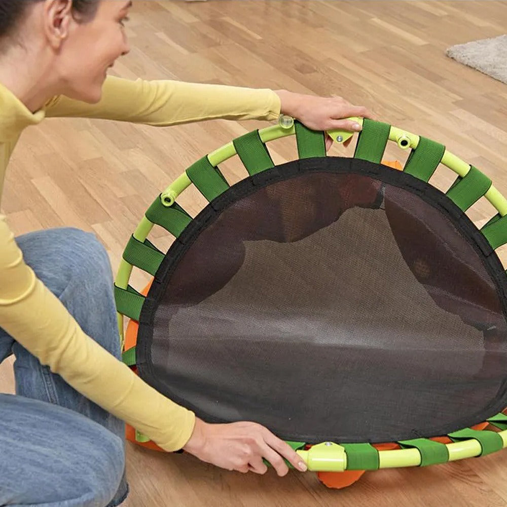 My First WonderJump Trampoline, Sturdy frame, High bounce, Non-slip surface, 3 Years+, 36 x 91 x 96 cm - Orange