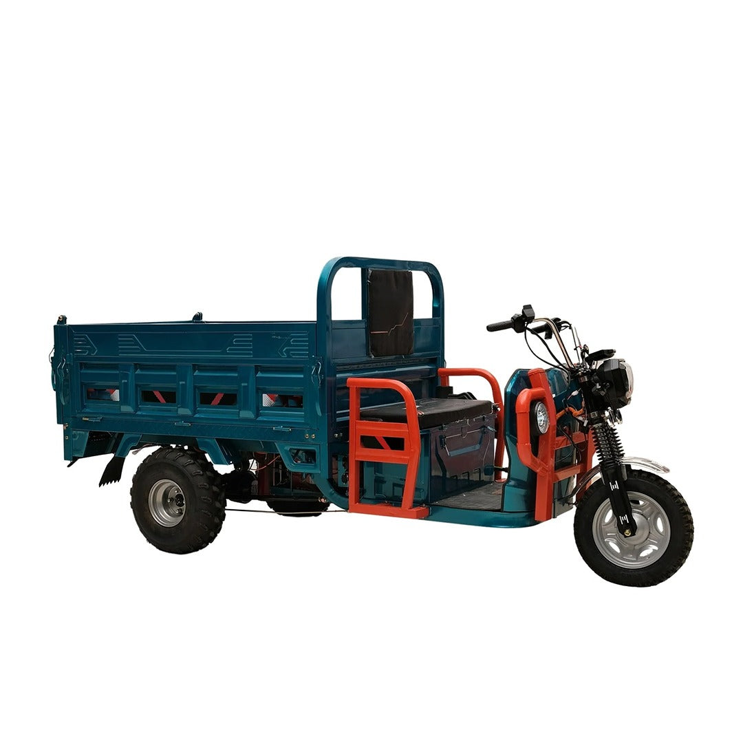Megawheels Cargo 1.8 MTR Tuk Tuk Electric 3 wheels Scooter Hydraulic Trolley Off Road Tyres