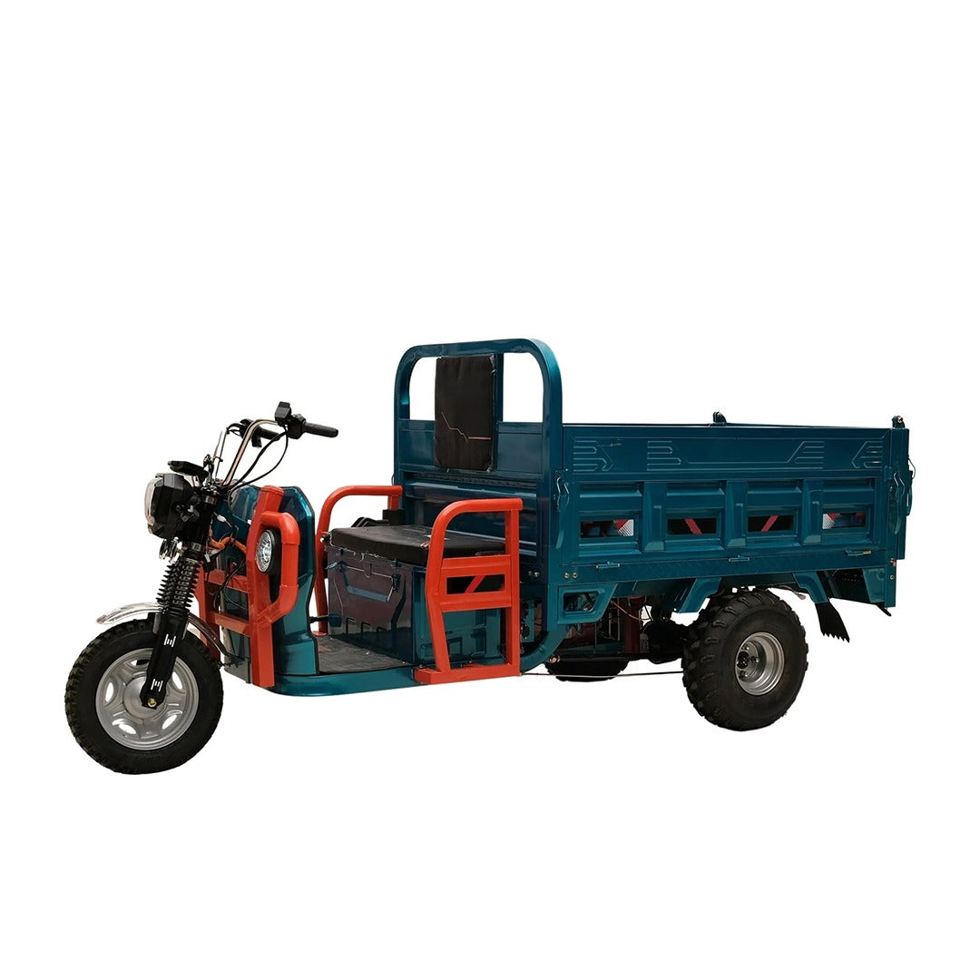 Megawheels Cargo 1.8 MTR Tuk Tuk Electric 3 wheels Scooter Hydraulic Trolley Off Road Tyres