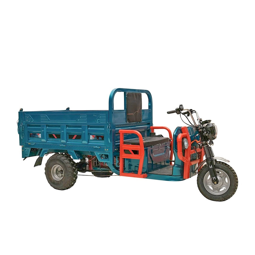 Megawheels Cargo 1.8 MTR Tuk Tuk Electric 3 wheels Scooter Hydraulic Trolley Off Road Tyres