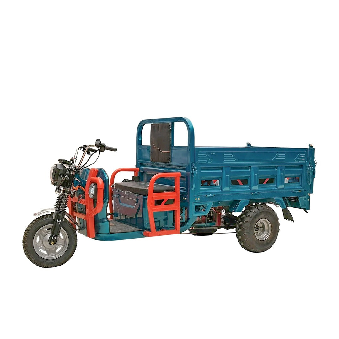 Megawheels Cargo 1.8 MTR Tuk Tuk Electric 3 wheels Scooter Hydraulic Trolley Off Road Tyres
