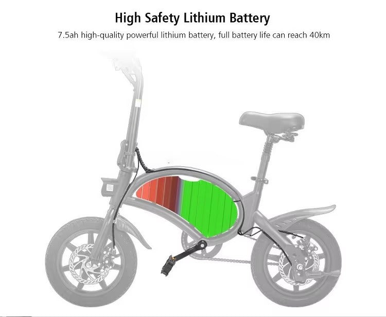 Kugoo Kirin V1 Electric Bicycle 400W 48V 45KM Speed Up to 25KM Range With 1 Year Warranty