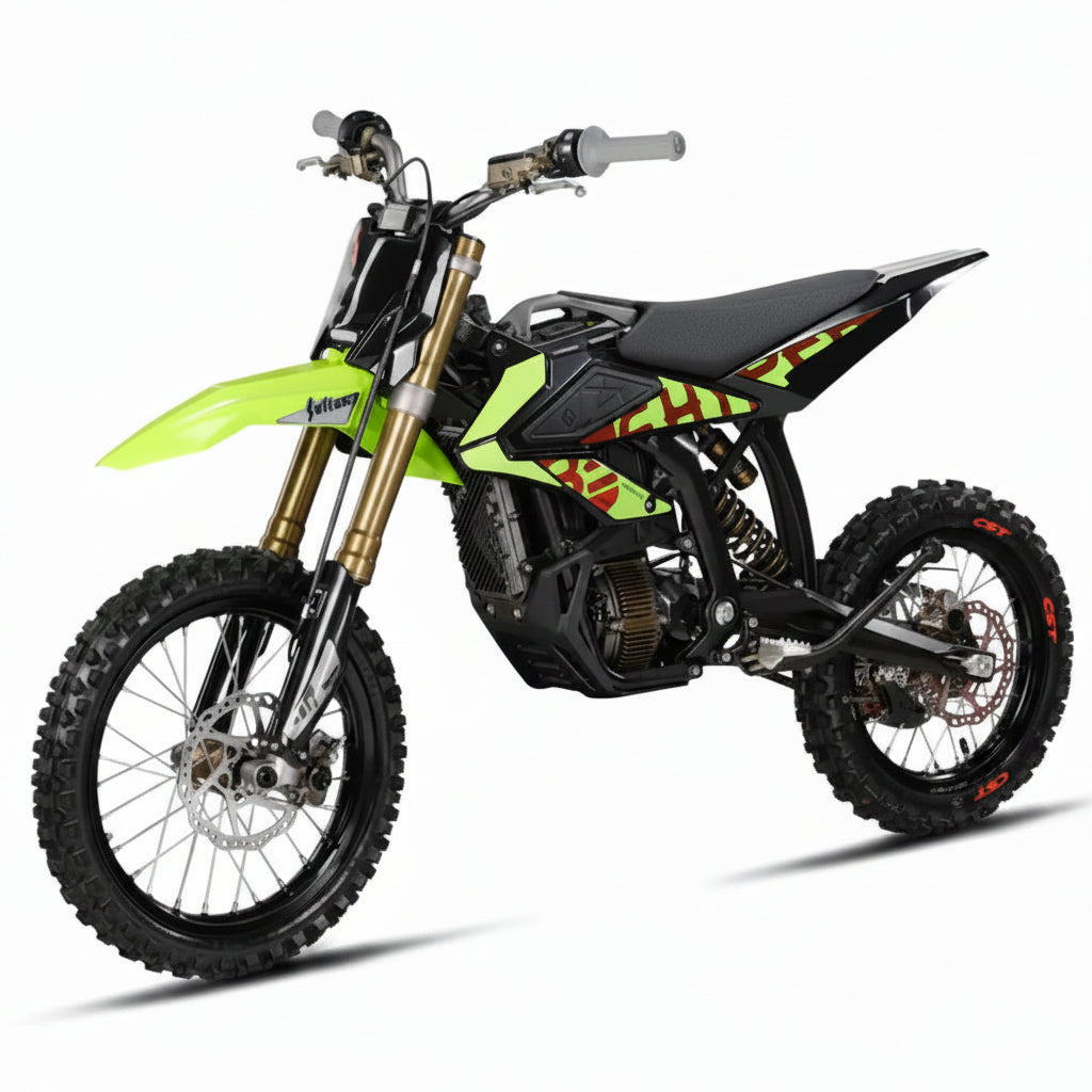 Stylish Green Electric dirt bike