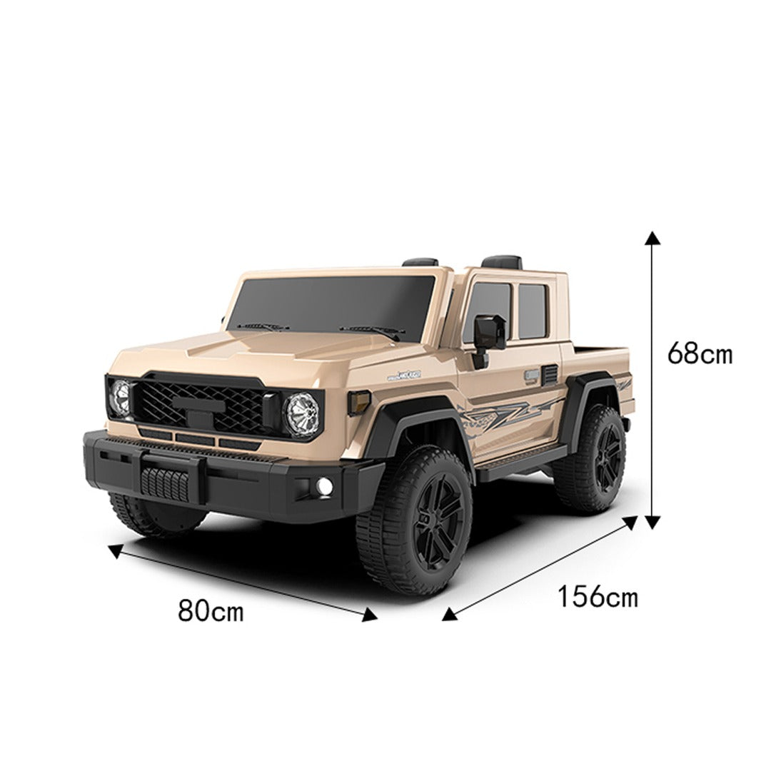Megastar Electric Ride on 12 V Land Cruiser Style SUV Jeep 2 Seater With Openable Trunk