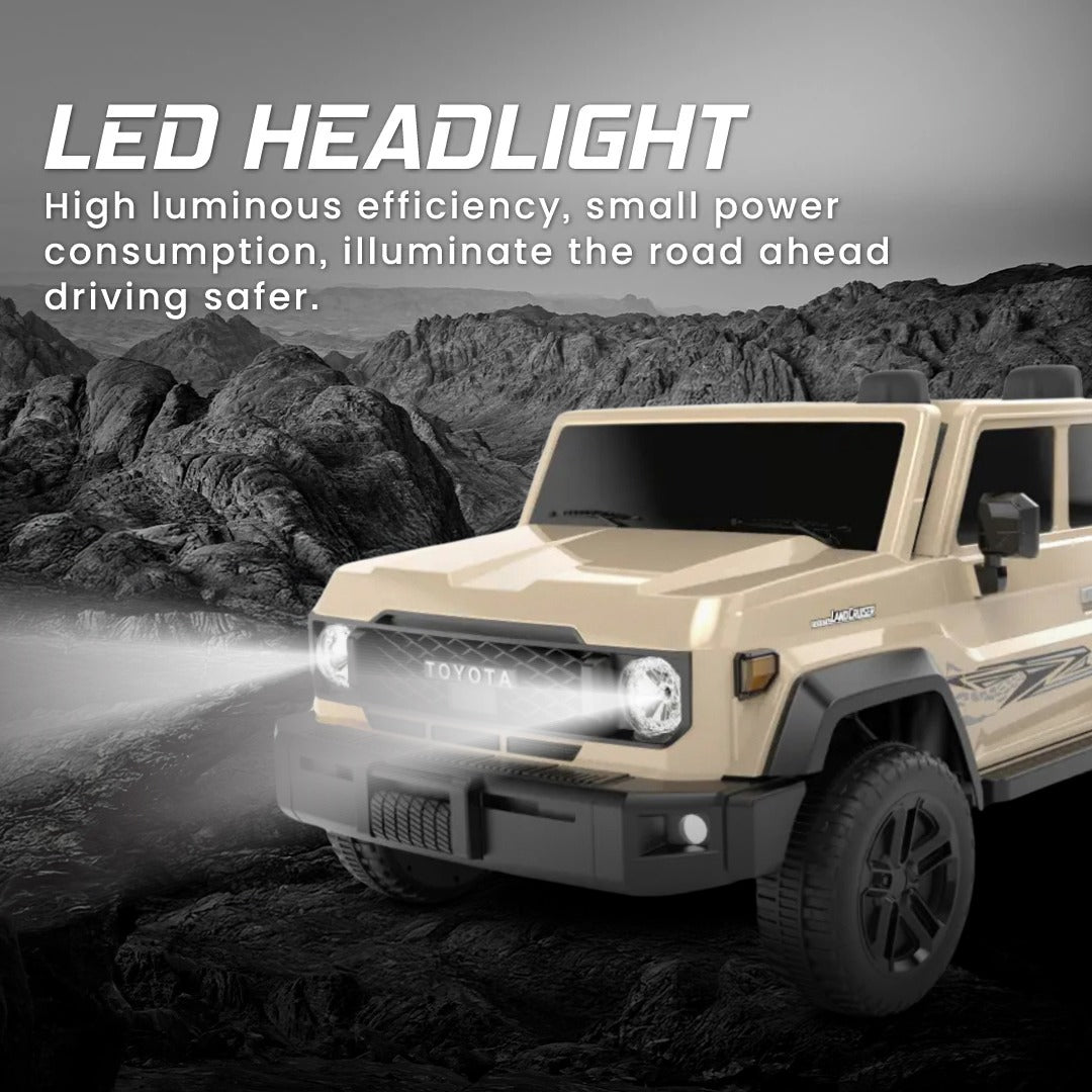 Megastar Electric Ride on 12 V Land Cruiser Style SUV Jeep 2 Seater With Openable Trunk