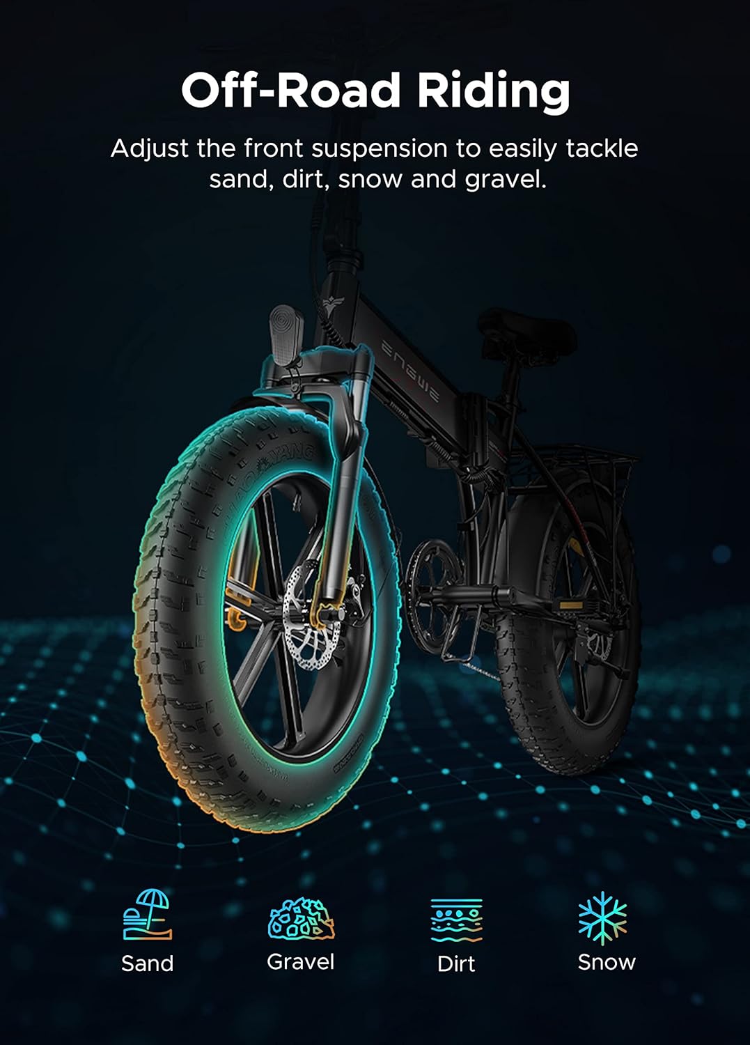 Electric Fat Mountain Bike