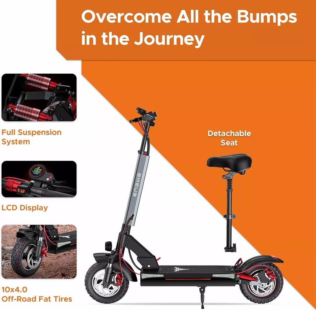 ENGWE Y600 Long range 70 kms EScooter For Adults , 48v  Foldable Electric Scooter With 1 Year Warranty