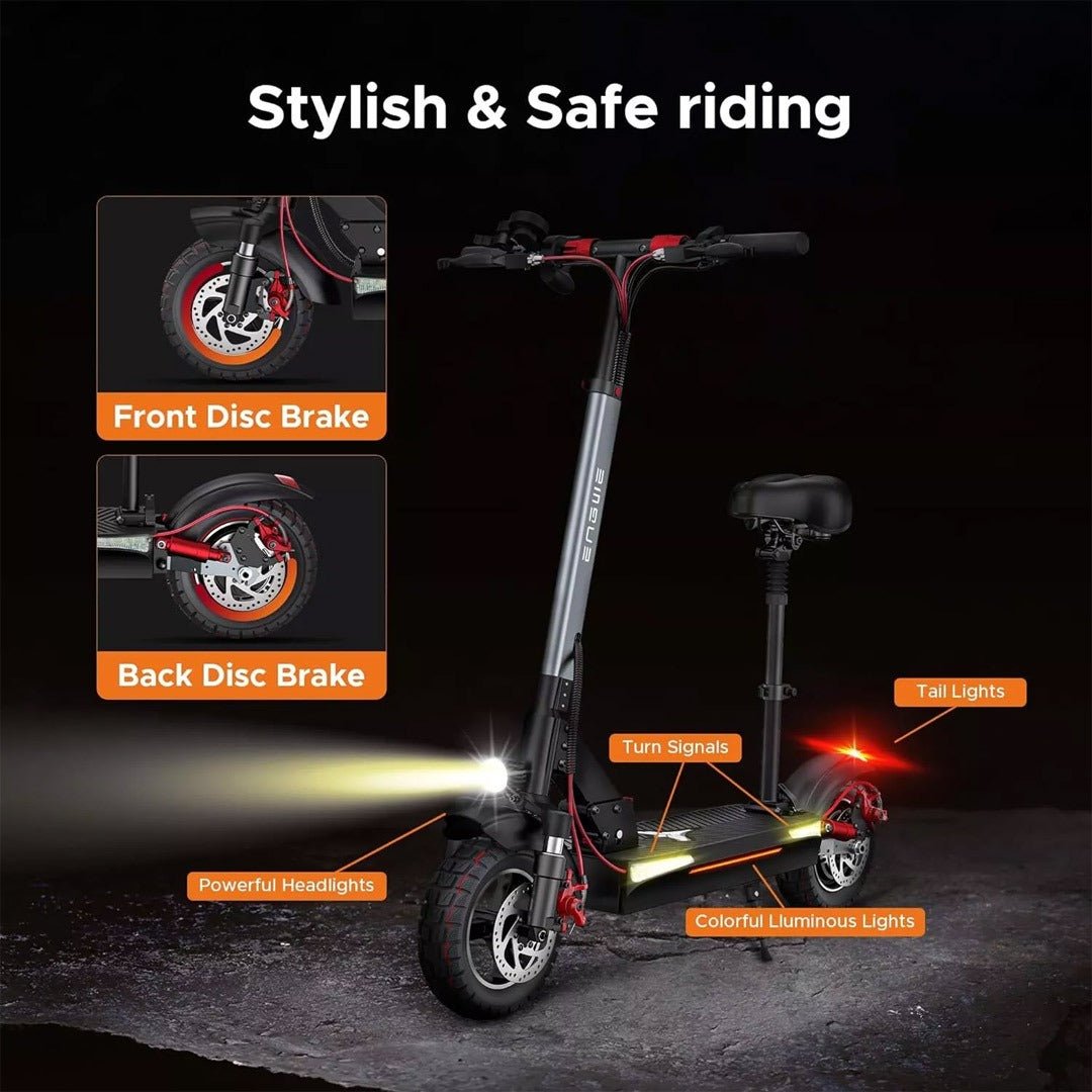 ENGWE Y600 Long range 70 kms EScooter For Adults , 48v  Foldable Electric Scooter With 1 Year Warranty