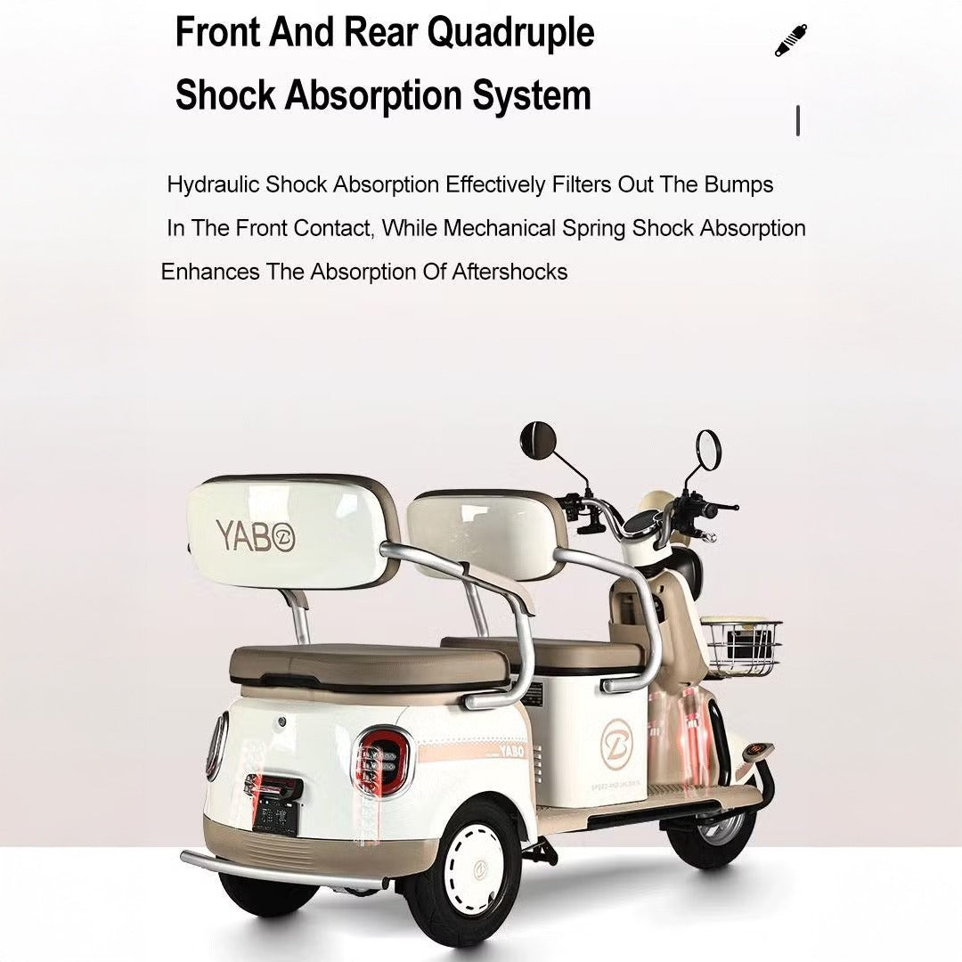Electric Passenger Tricycle for Adults