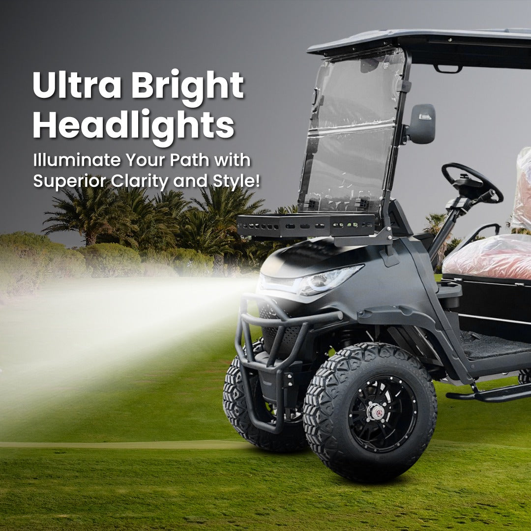 Megawheels Electric Golf Cart 2 + 2 Off Road Street and Lithium Battery With Warranty