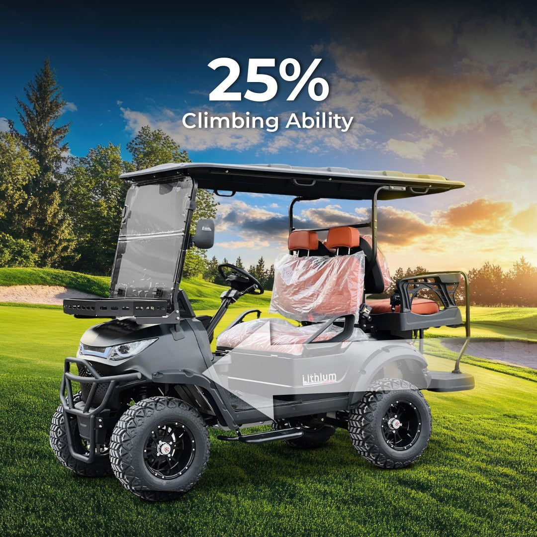 Megawheels Electric Golf Cart 2 + 2 Off Road Street and Lithium Battery With Warranty