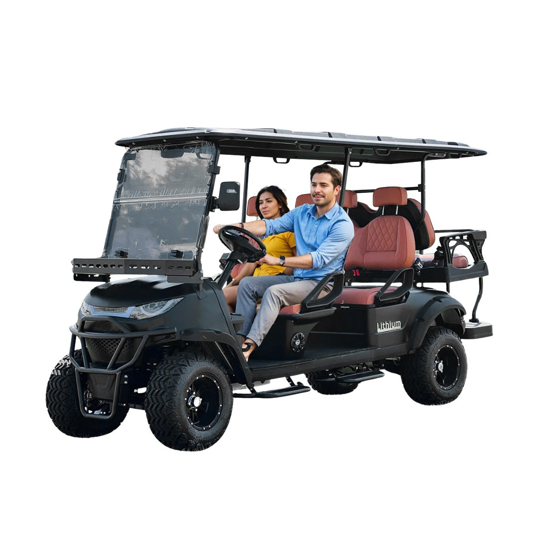 Megawheels Electric Golf Cart 4 + 2 Off Road Street and Lithium Battery With Warranty