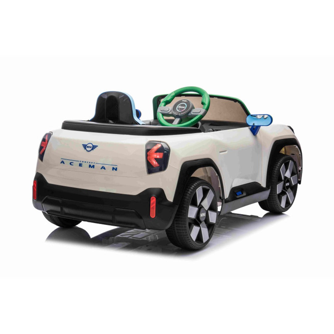 Megastar Licensed Mini Cooper Aceman Rideon 12 V Kids Toy Car With RC