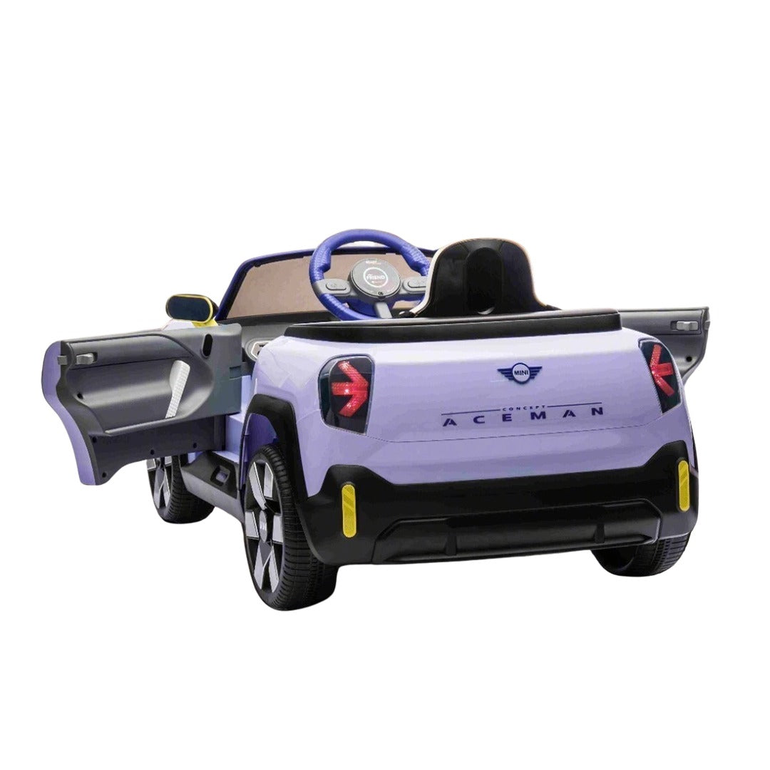 Megastar Licensed Mini Cooper Aceman Rideon 12 V Kids Toy Car With RC