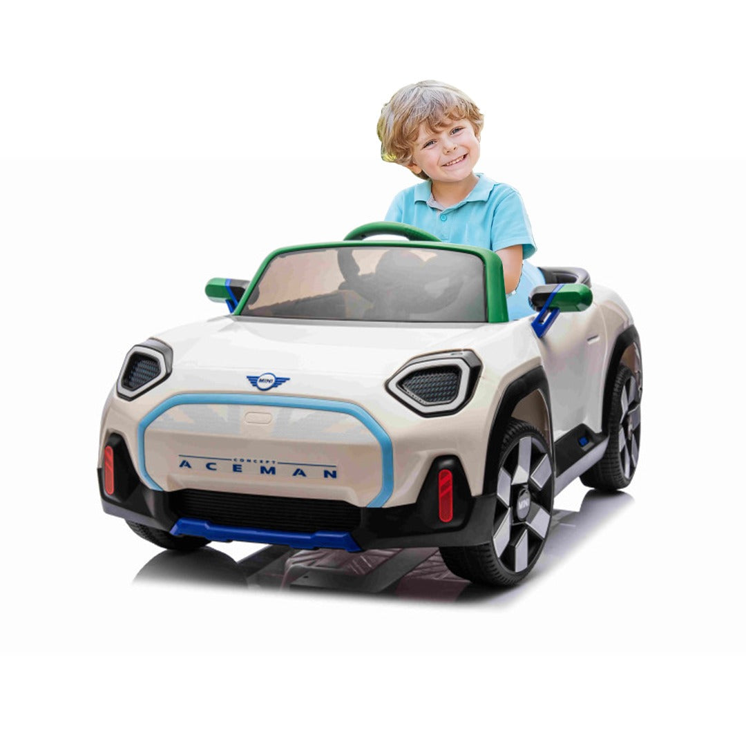 Megastar Licensed Mini Cooper Aceman Rideon 12 V Kids Toy Car With RC
