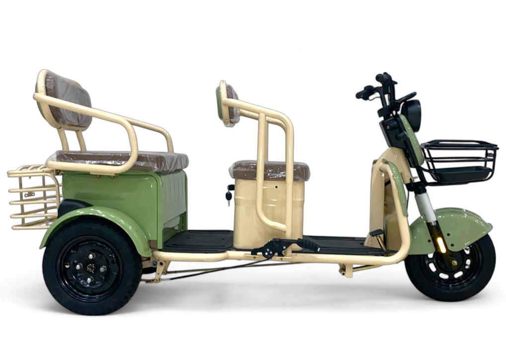 Megawheels 800W 3-Wheel Electric Scooter Cargo Tricycle With Seat