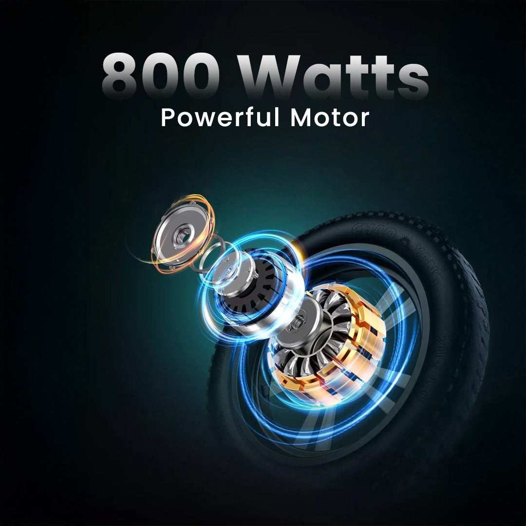 Megawheels 800W 3-Wheel Electric Scooter Cargo Tricycle With Seat