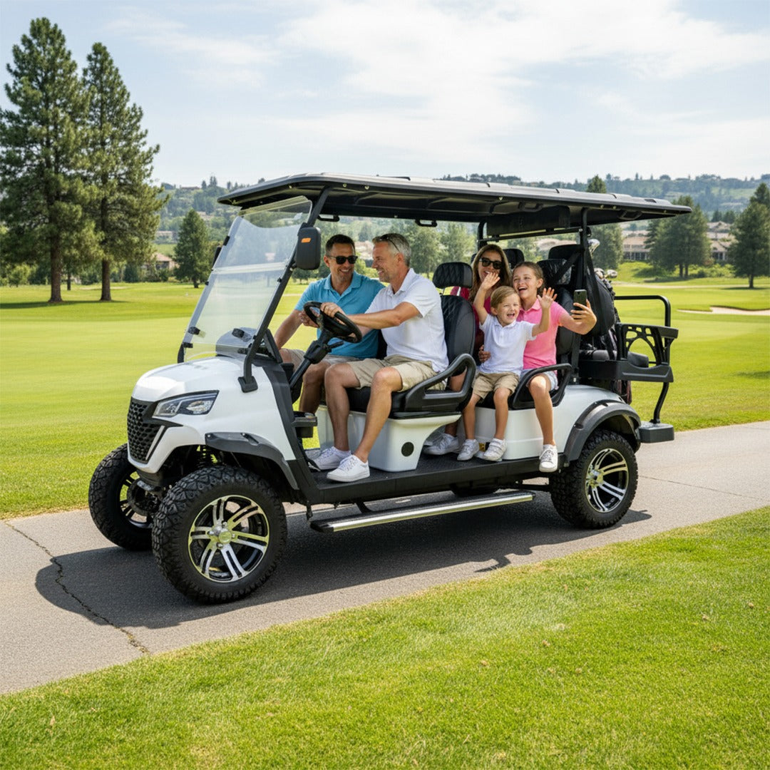 Megawheel VLR Lithium Battery Golf Cart 4+2 Seater