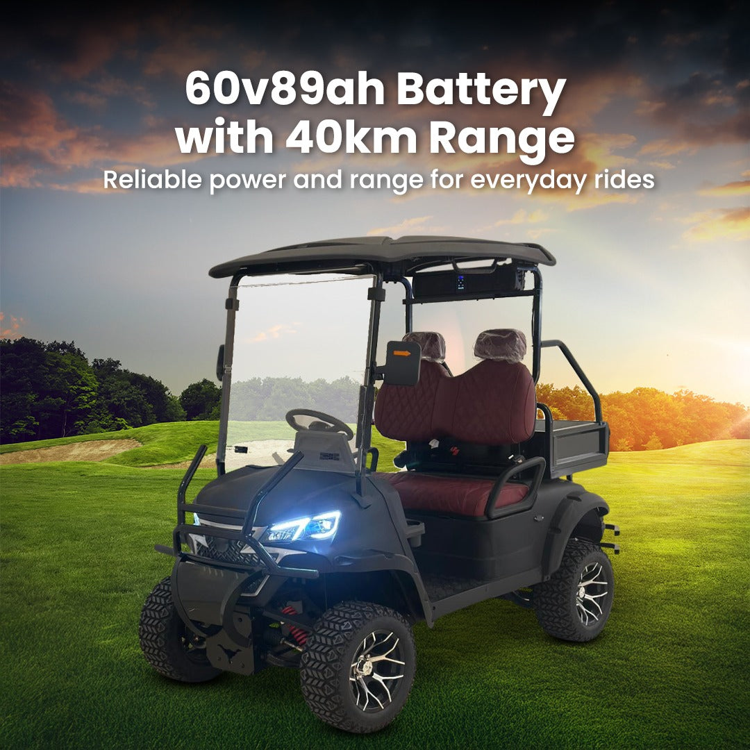 Megawheels VL Lifted Premium Golf Cart 60V89 AH Battery