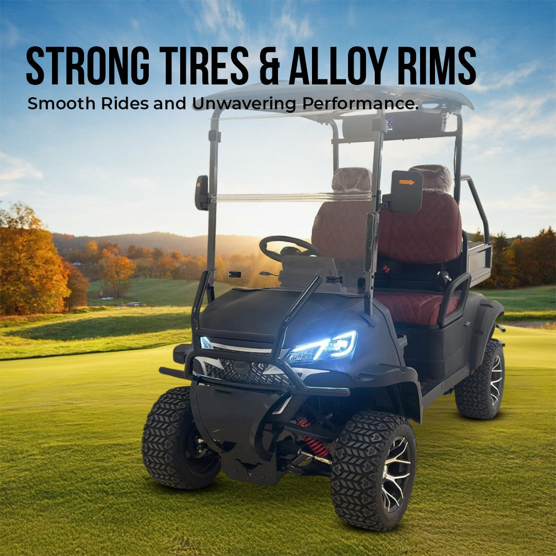 Megawheels VL Lifted Premium Golf Cart  With Strong Tires