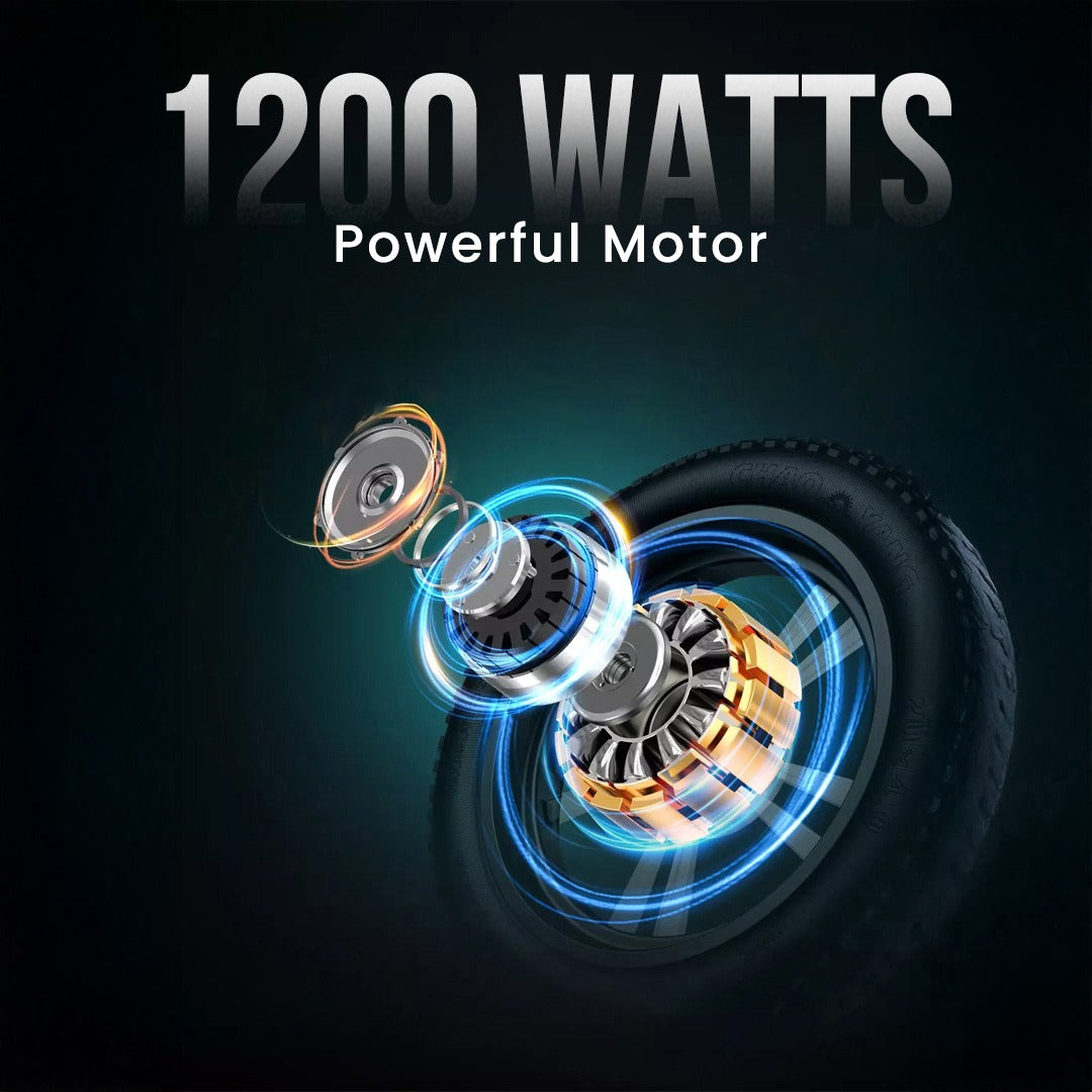 Electric Tricycle Scooter Motor with '1200 Watts Powerful Motor