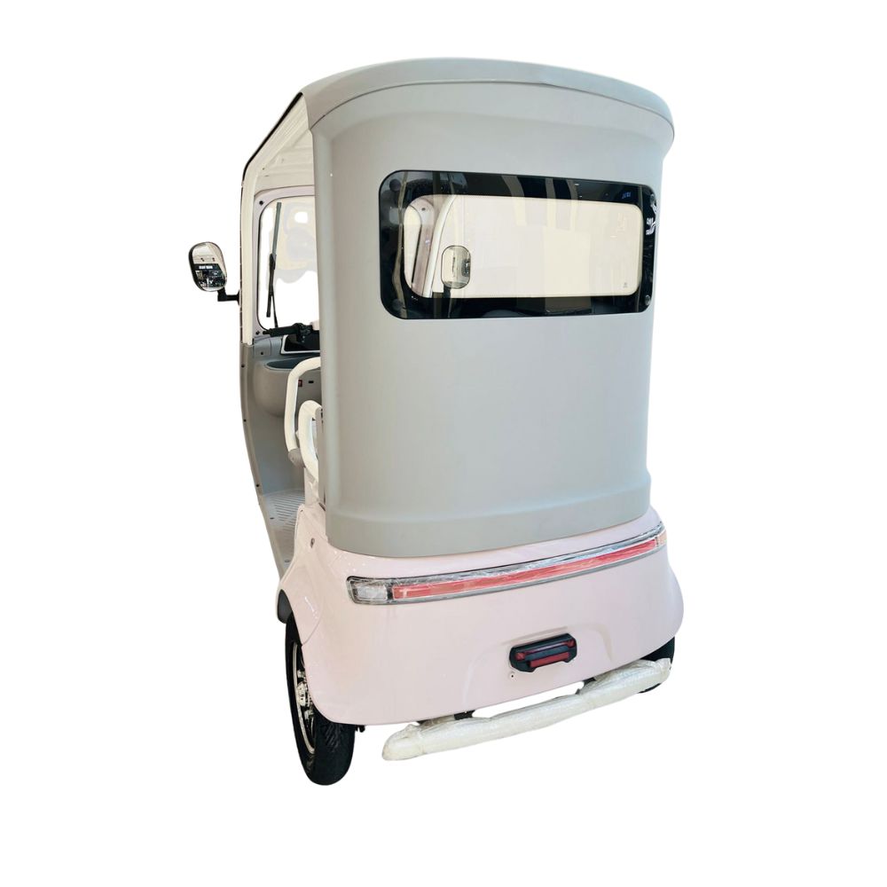 Megawheels Electric Tricycle Scooter Enclosed back 60 V Battery 1200W Motor Power for 3 Passengers